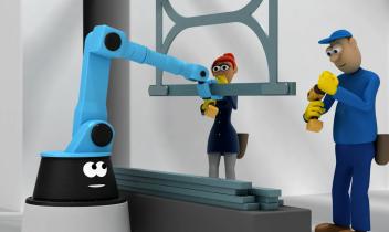Cobot collaboration - Napo in Robots at work