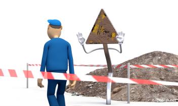 Fork lift trucks signs
