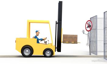 No fork lift trucks